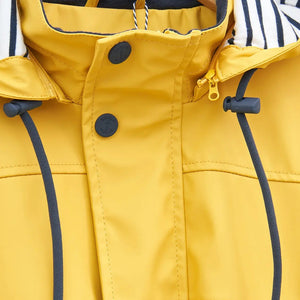 Raincoat with Striped Lining for Men