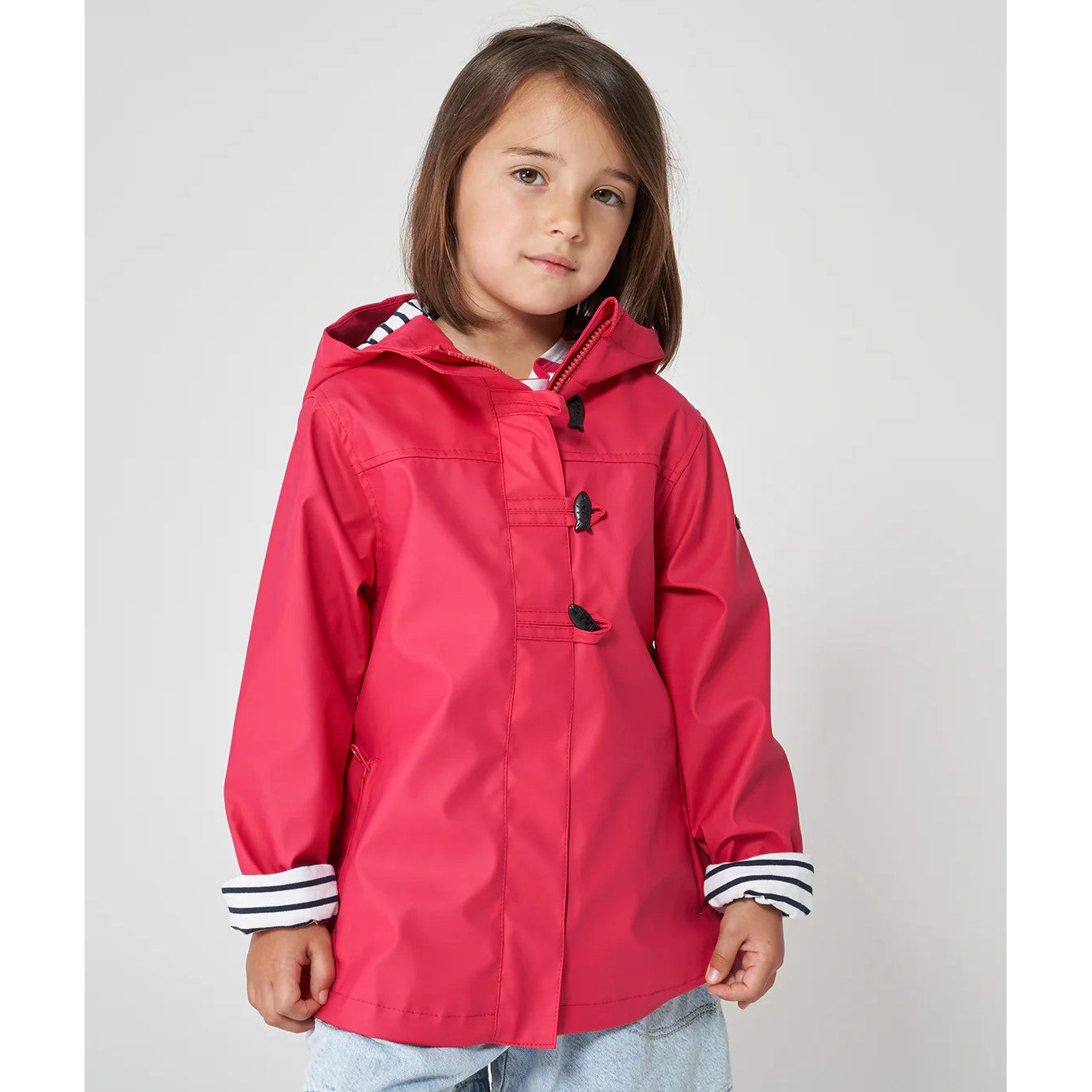 Sailor Raincoat with Striped Lining for Youth