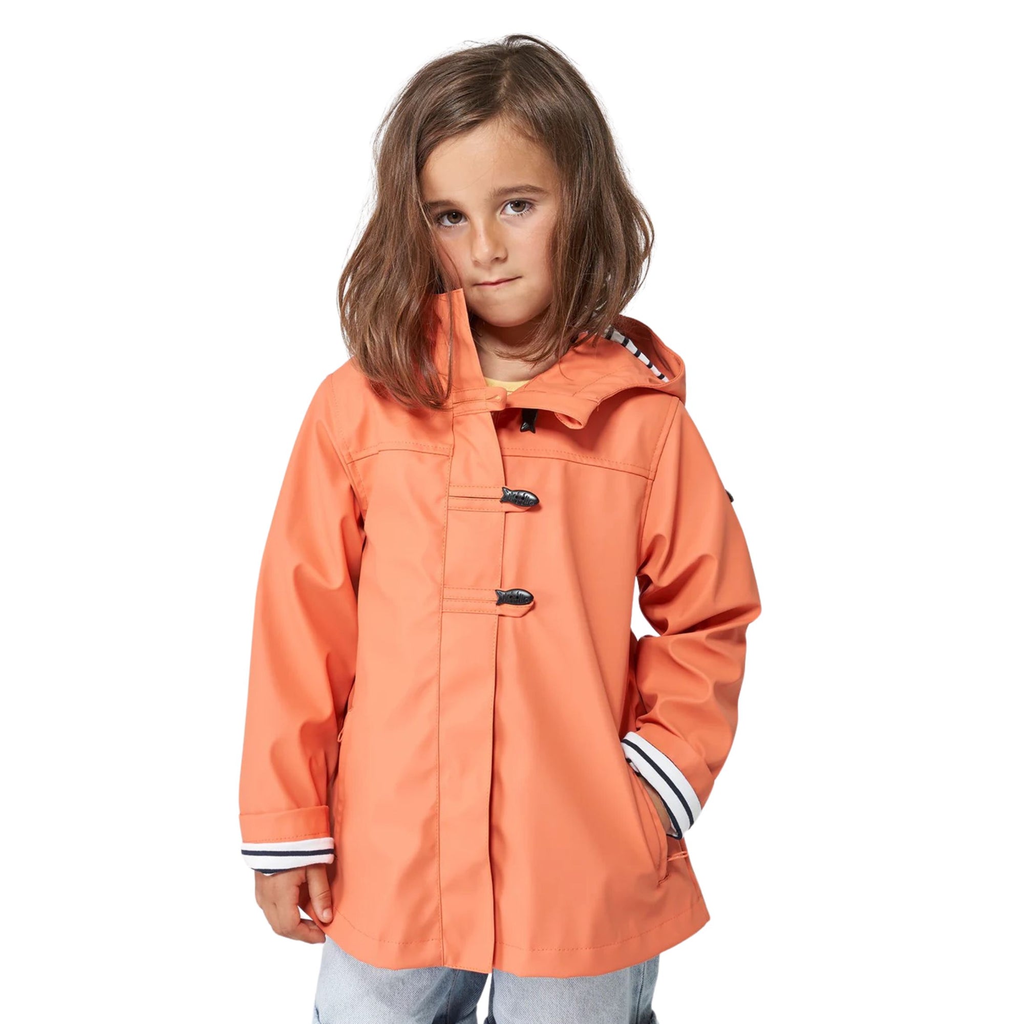Sailor Raincoat with Striped Lining for Youth