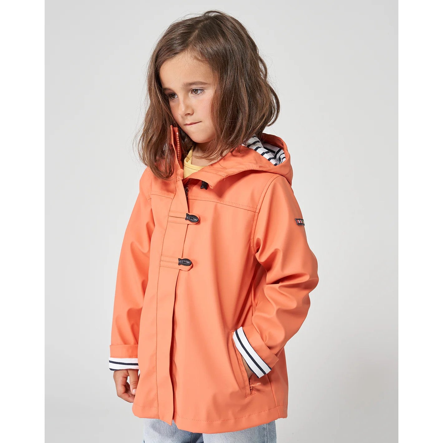 Sailor Raincoat with Striped Lining for Youth