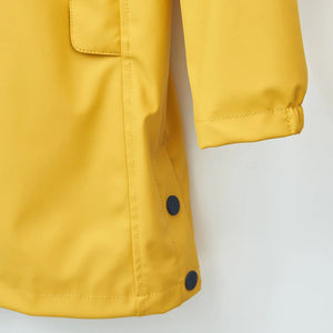 Raincoat with Striped Fleece Lining for Women