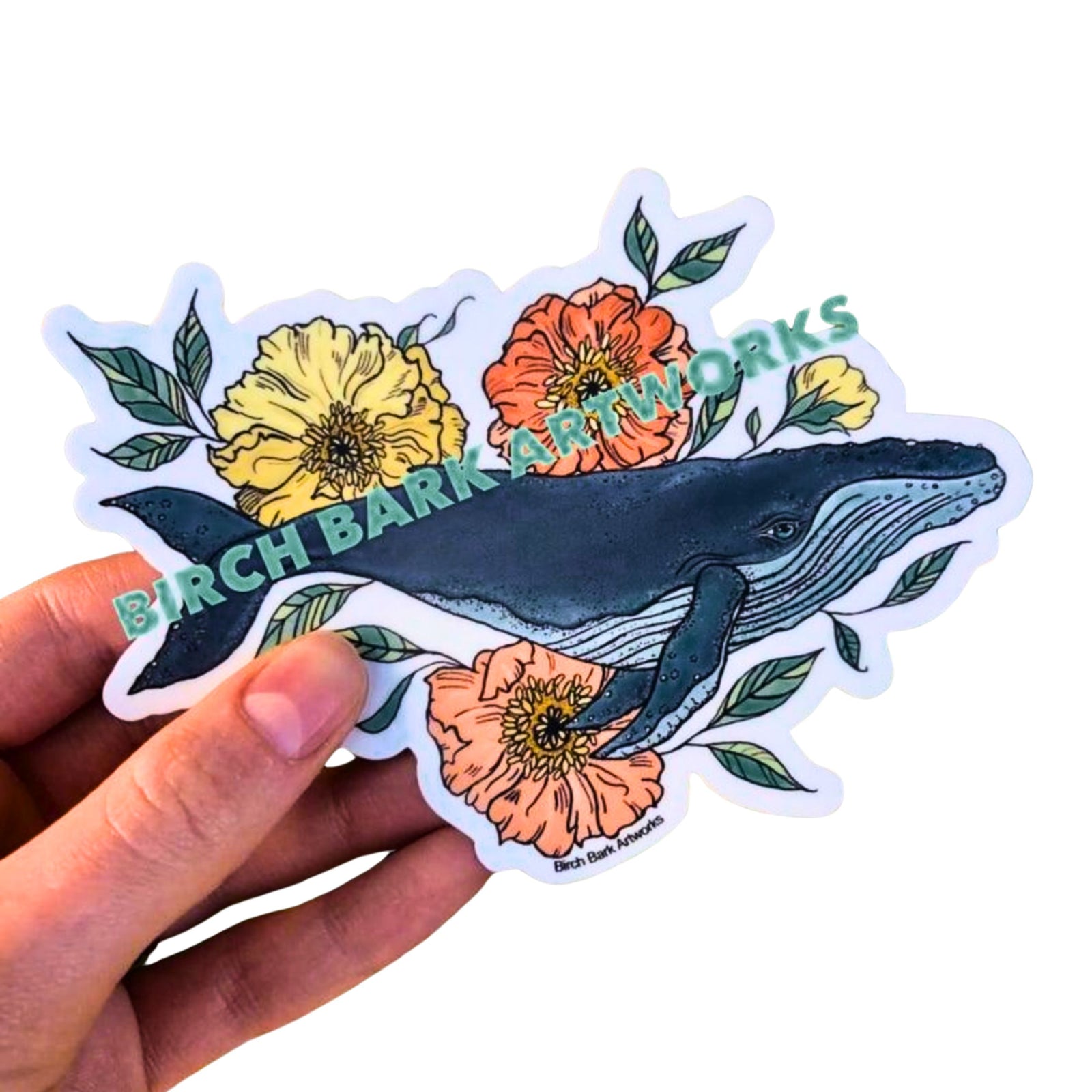 Whale Sticker