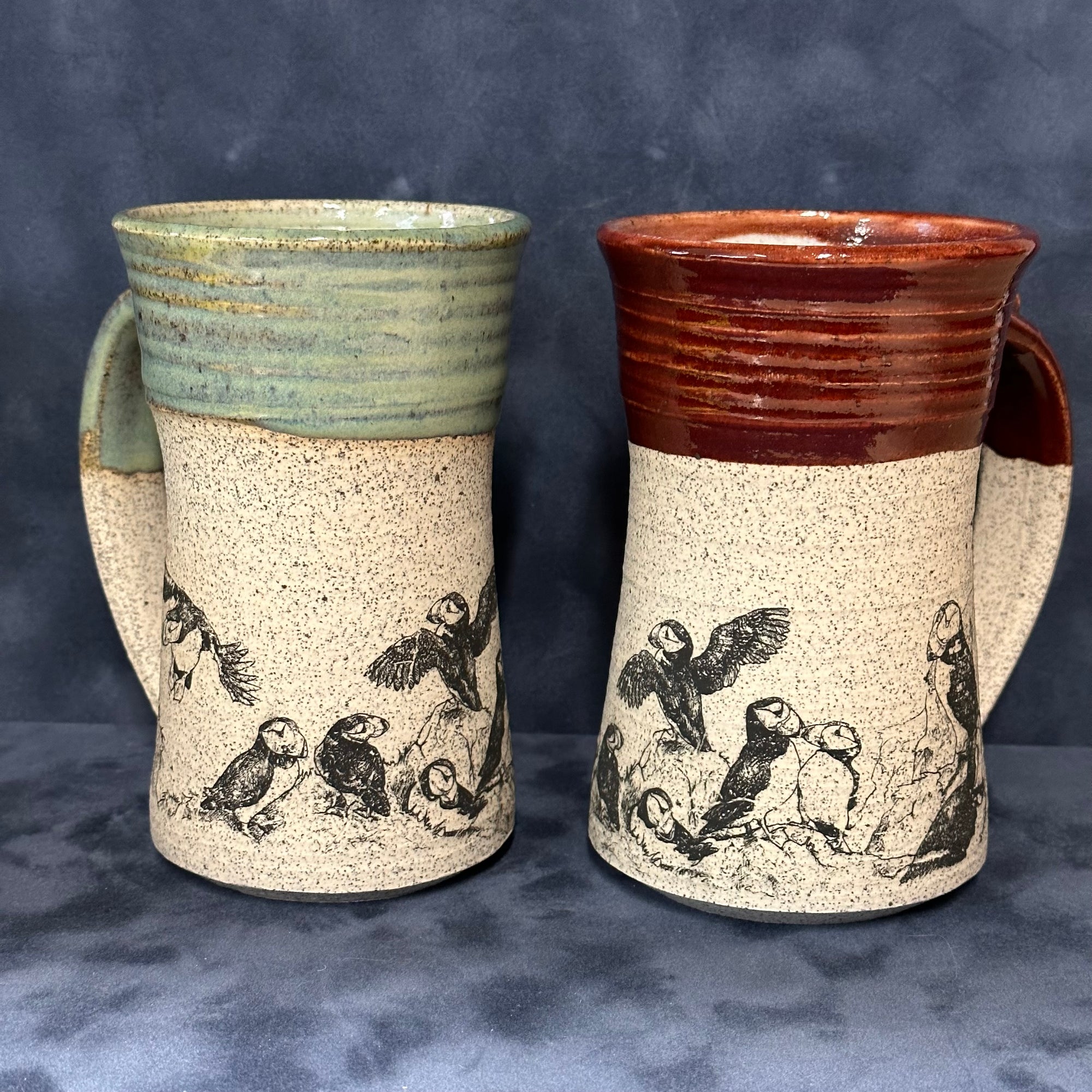 Stoneware Pottery Mugs