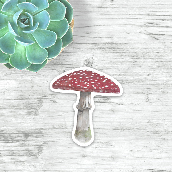 Fly Agaric Mushroom Sticker