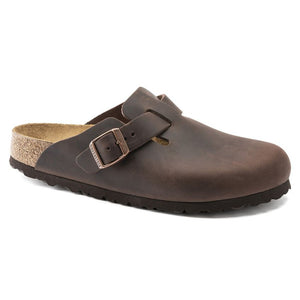 Boston Soft Footbed Clog - Oiled Leather Habana