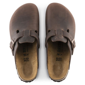 Boston Soft Footbed Clog - Oiled Leather Habana