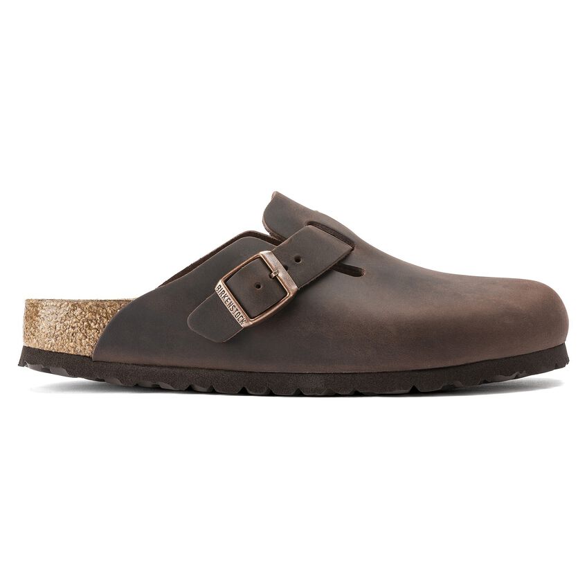 Boston Soft Footbed Clog - Oiled Leather Habana