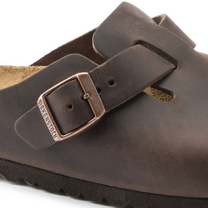 Boston Soft Footbed Clog - Oiled Leather Habana