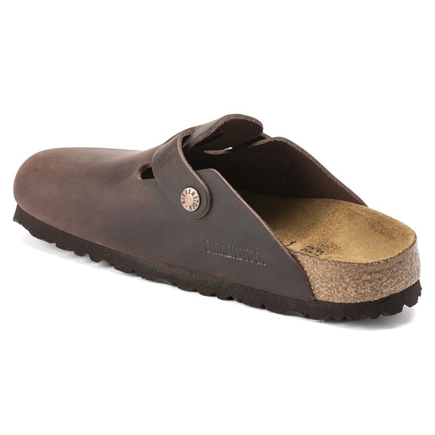 Boston Soft Footbed Clog - Oiled Leather Habana