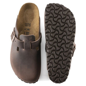 Boston Soft Footbed Clog - Oiled Leather Habana