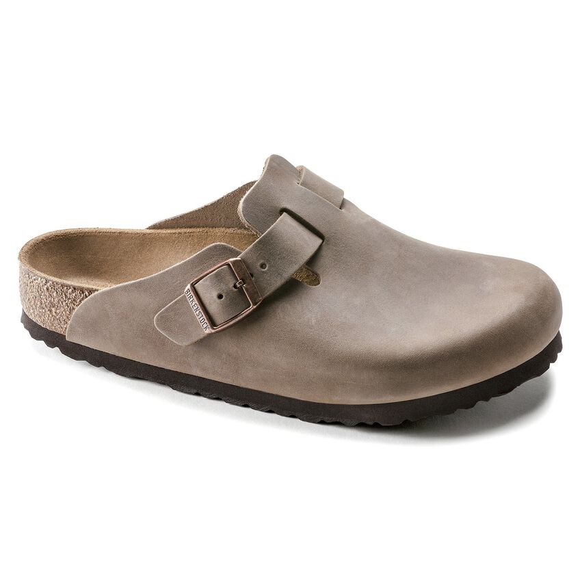 Boston Soft Footbed Clog - Oiled Leather Tobacco