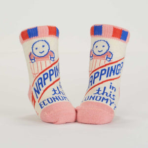 Napping Poop Machine Baby Socks