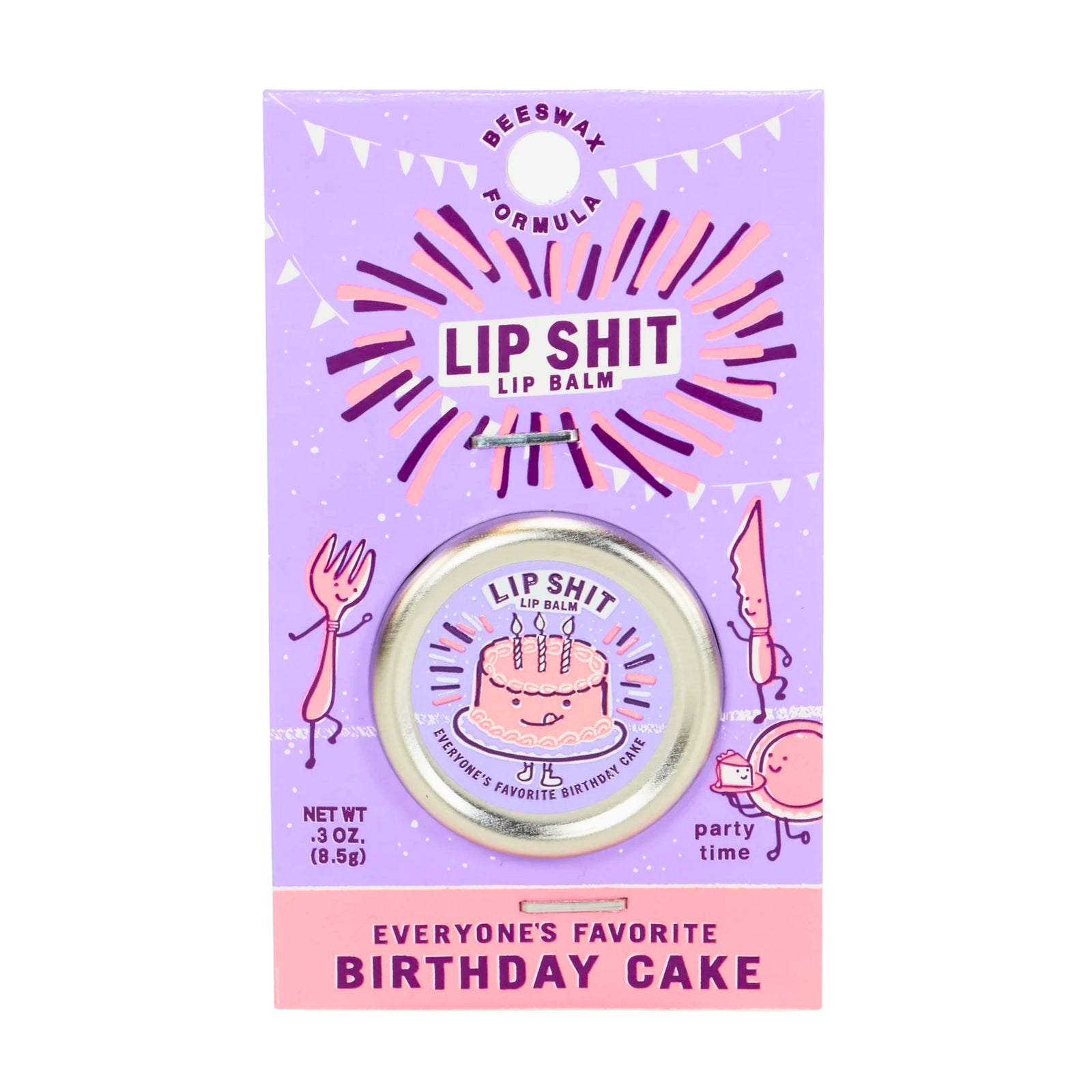 Lip Shit Lip Balm-Birthday Cake