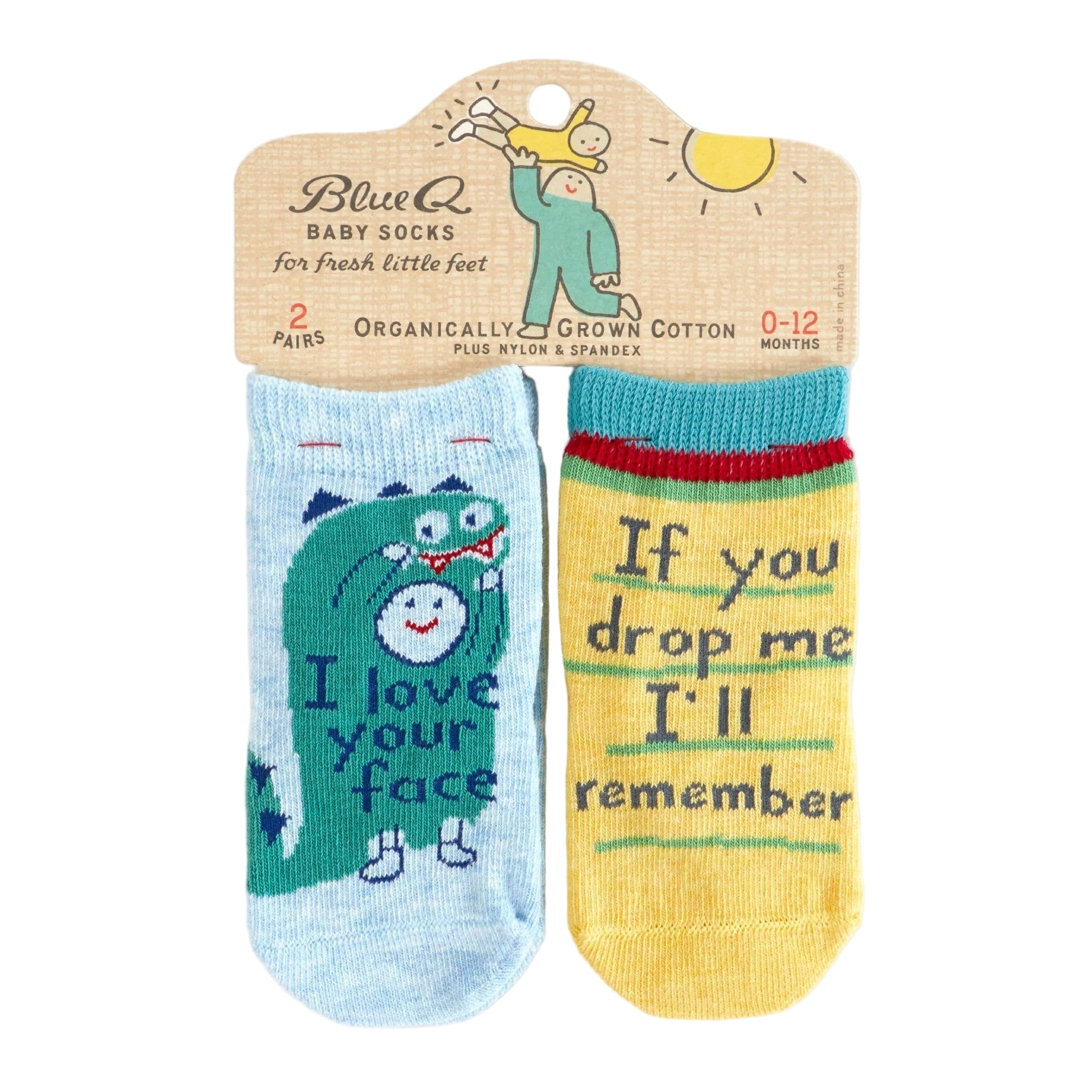I Love Your Face/ If You Drop Me I'll Remember Baby Socks