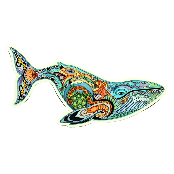 Sue Coccia Blue Whale Stickers