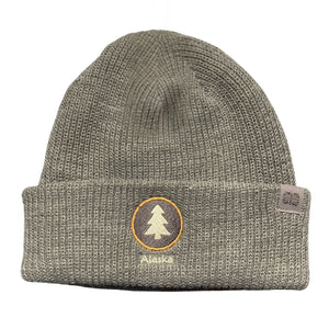 Embroidered Tree Mens Beanie