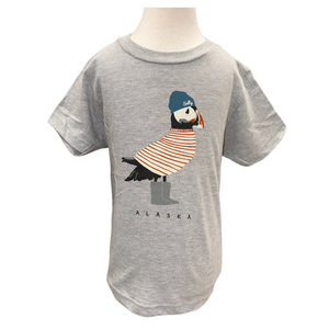 Salty Sailor Puffin Kid's Tee