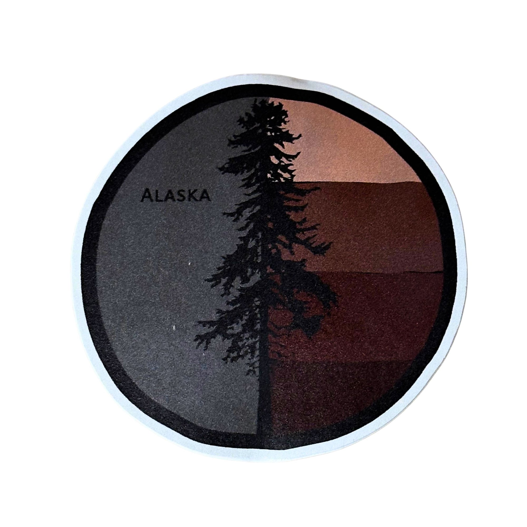 4 Bar Pine Sticker 3 Inch