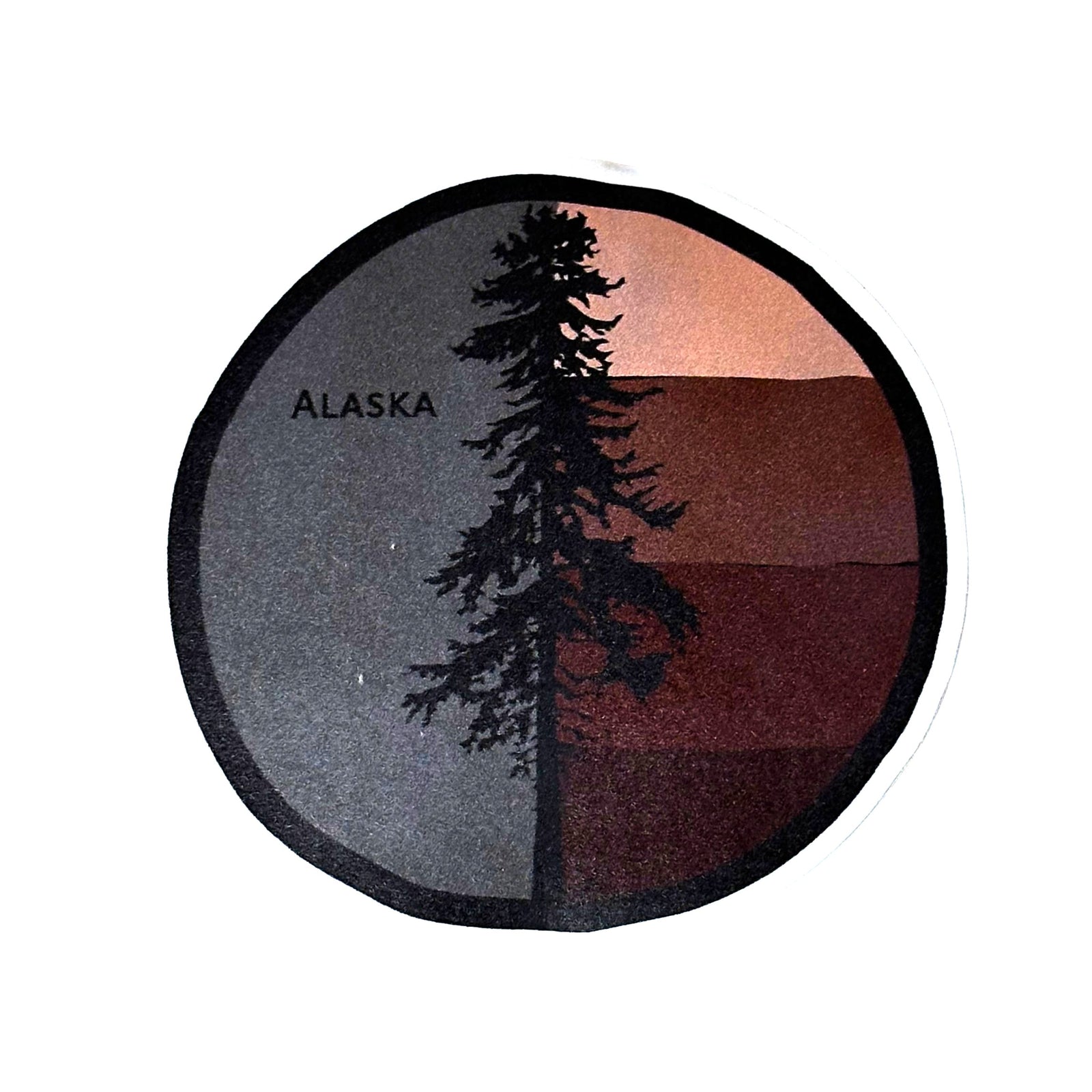 4 Bar Pine Sticker 3 Inch