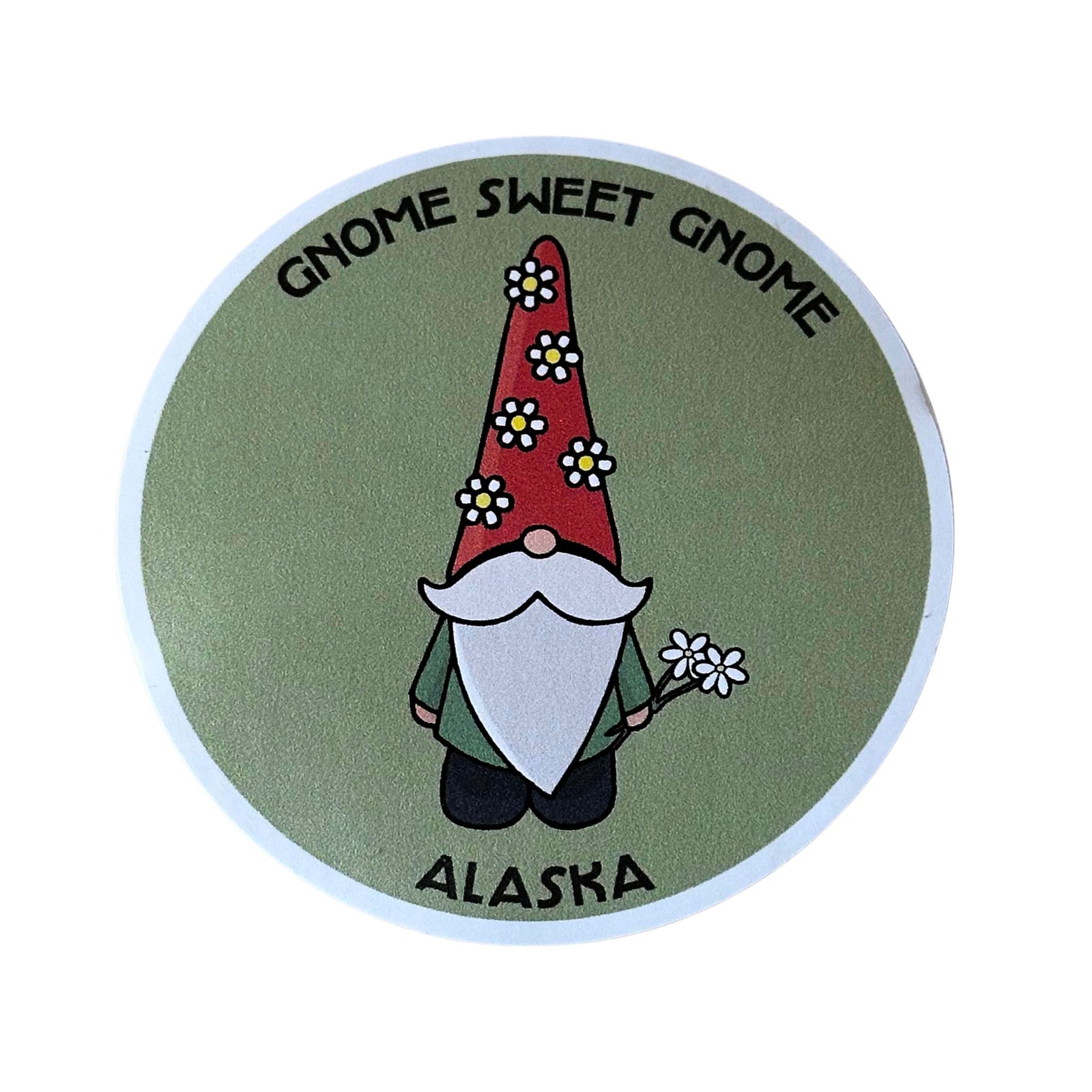 Gnome Sweet Gnome Sticker 3 Inch
