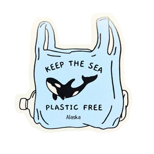 Keep The Sea Plastic Free Sticker - 3 Inch