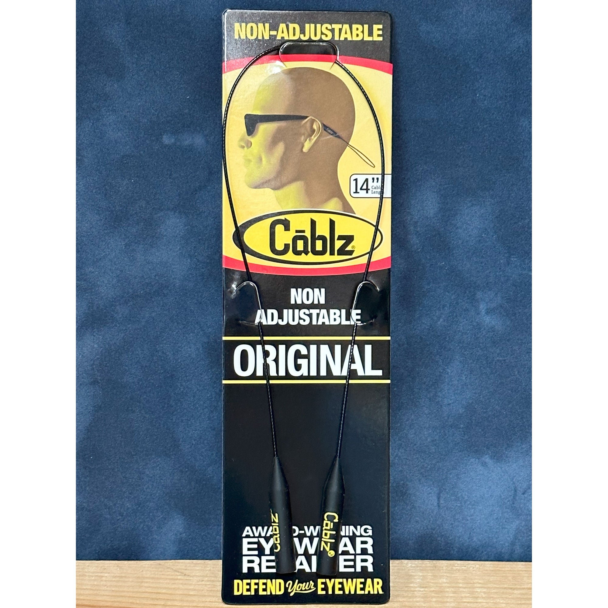 Cablz Original Black 14in Eyewear Retainer