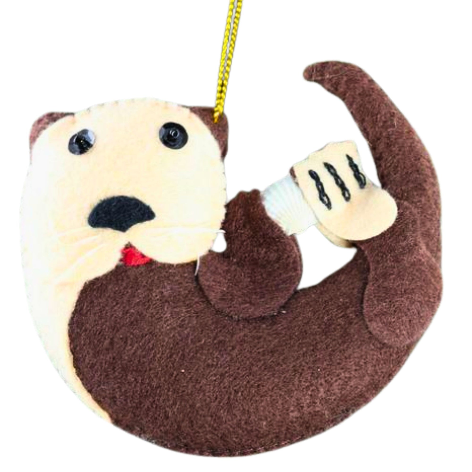 Sea Otter Felt Ornament