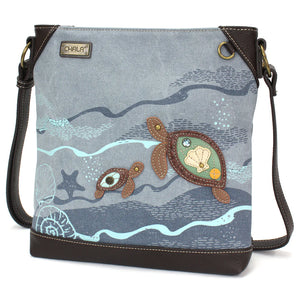 Turtle Canvas Crossbody