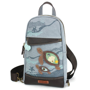 Turtles Canvas Sling Bag