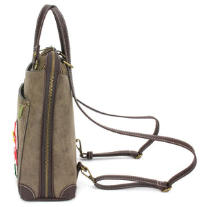 Mushroom Convertible Backpack - Stone Gray