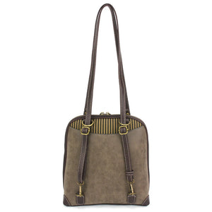 Mushroom Convertible Backpack - Stone Gray