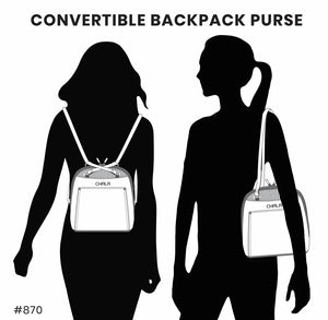 Mushroom Convertible Backpack - Stone Gray