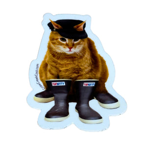 Tough Kitty Sticker