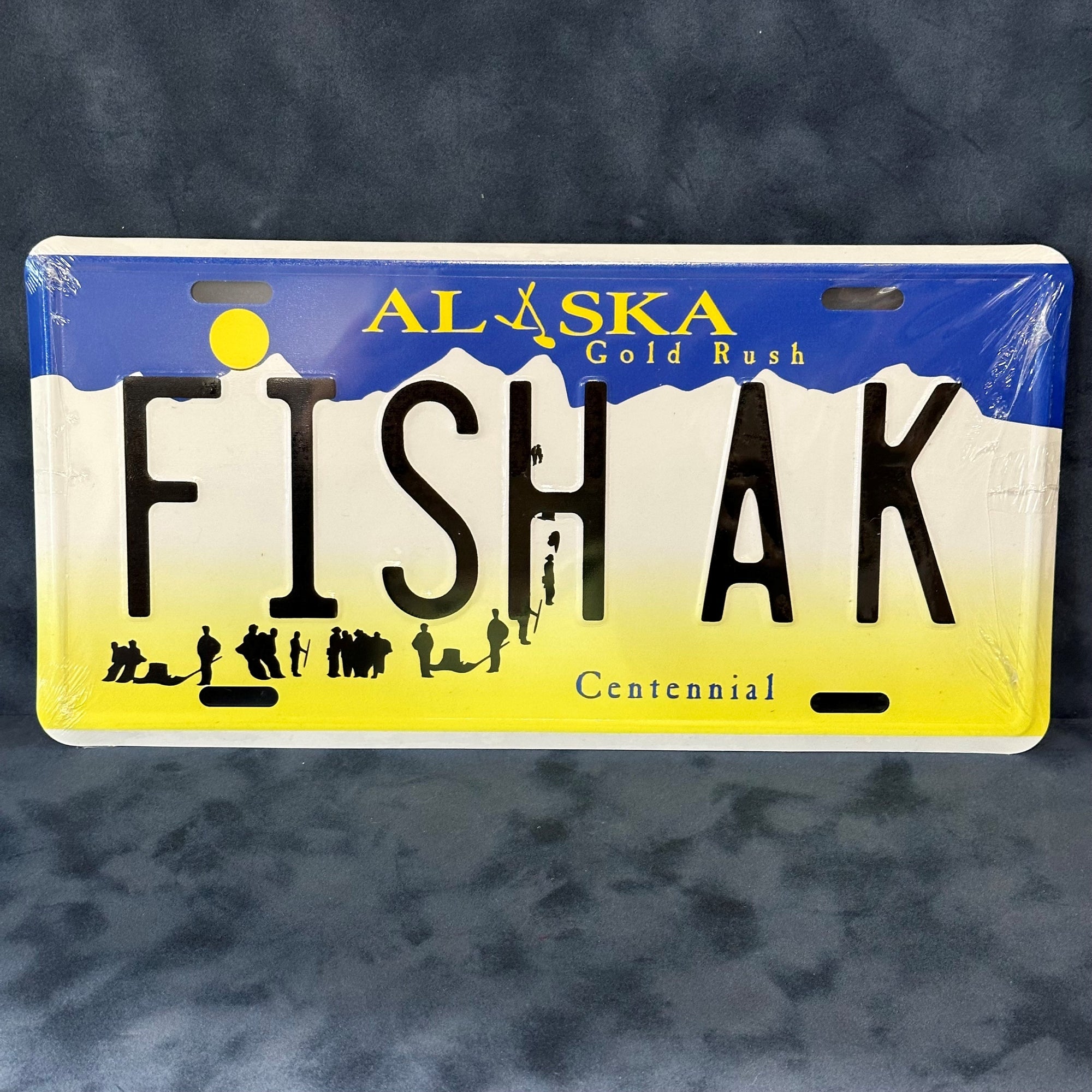 FISH AK License Plate