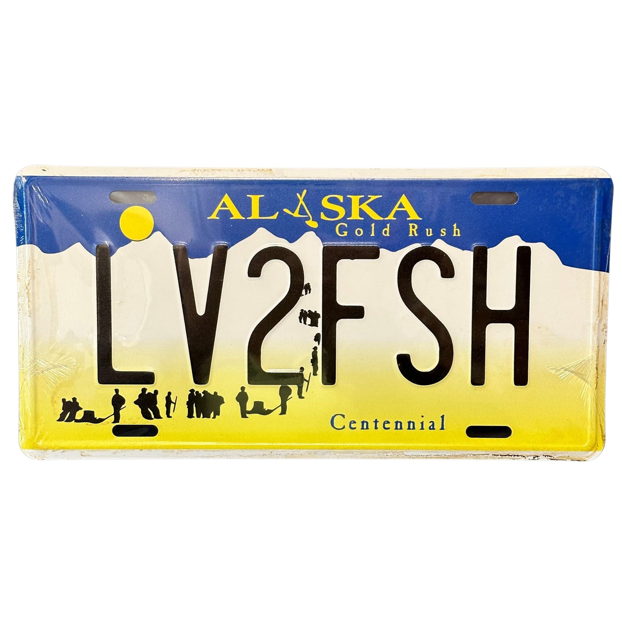 LV2FISH License Plate