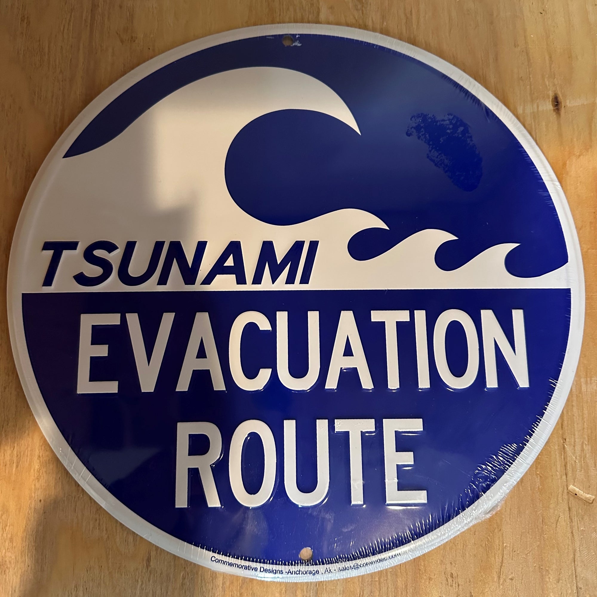 Tsunami Warning Sign