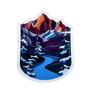 Winter Night - Sticker