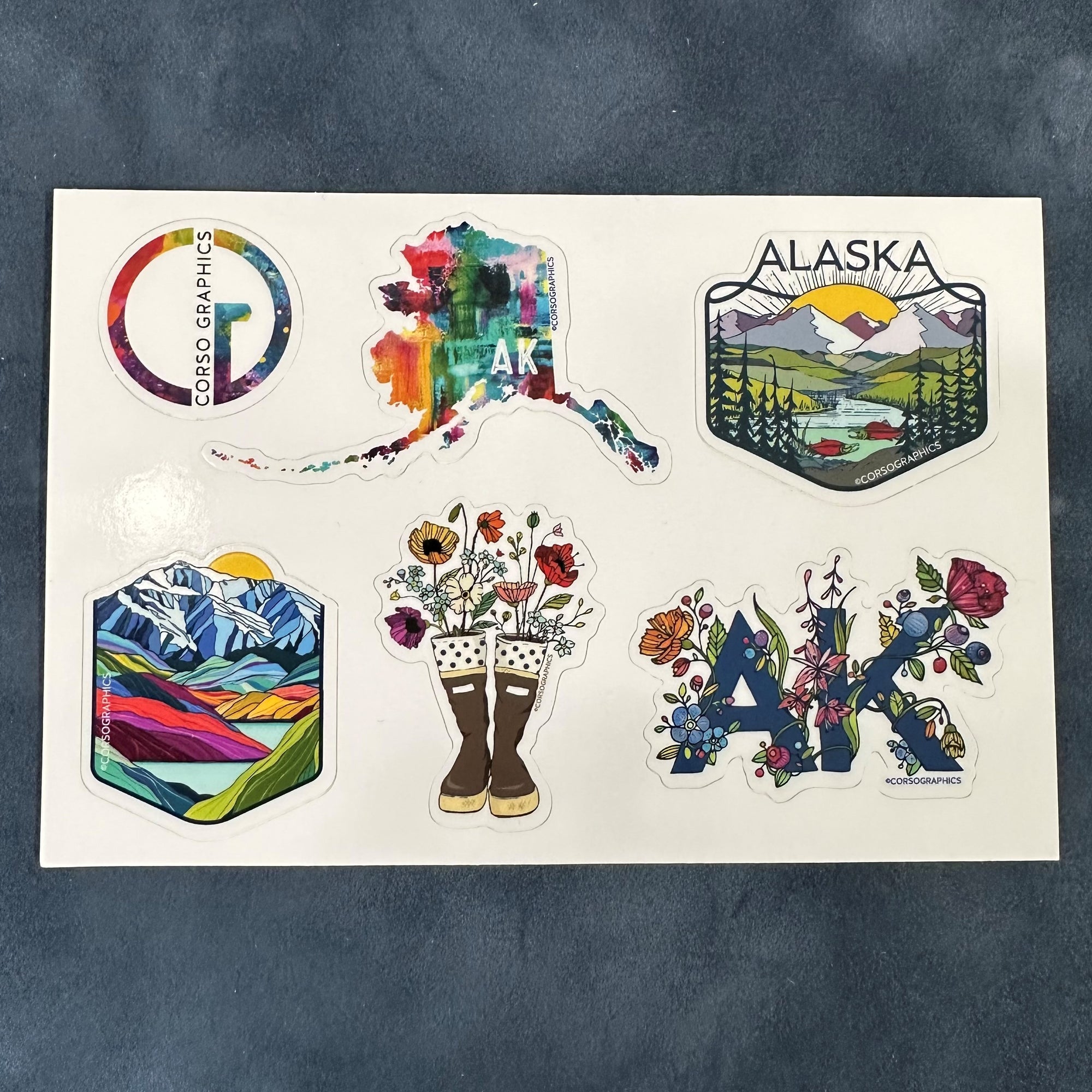 Alaska Sticker Sheet