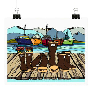 Boots and Boats Print