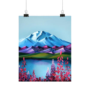 Denali Fireweed Print