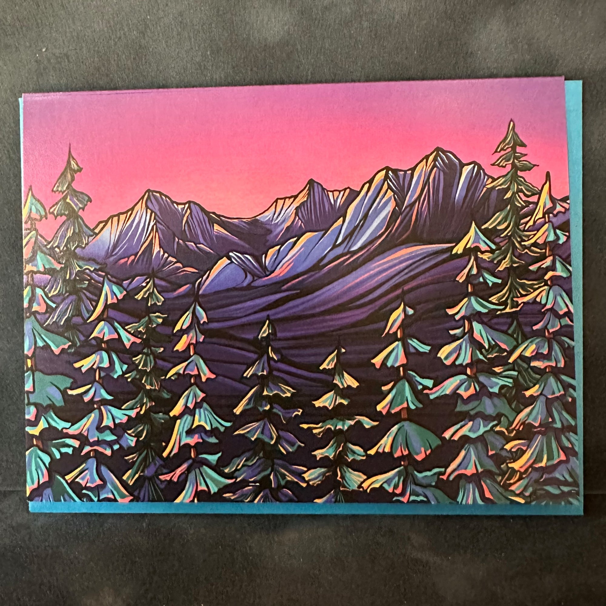 Blue Ridge Mountain - Notecard