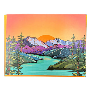 Peach Sunset - Notecard