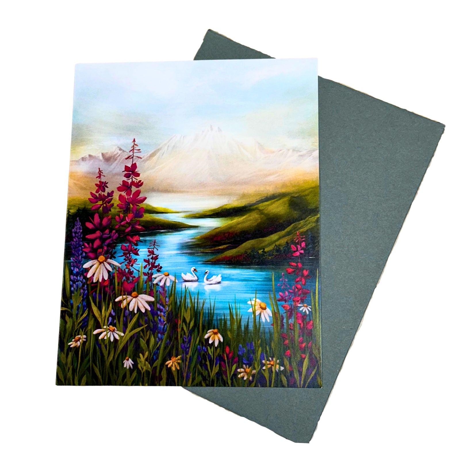 Swan Lake - Notecard