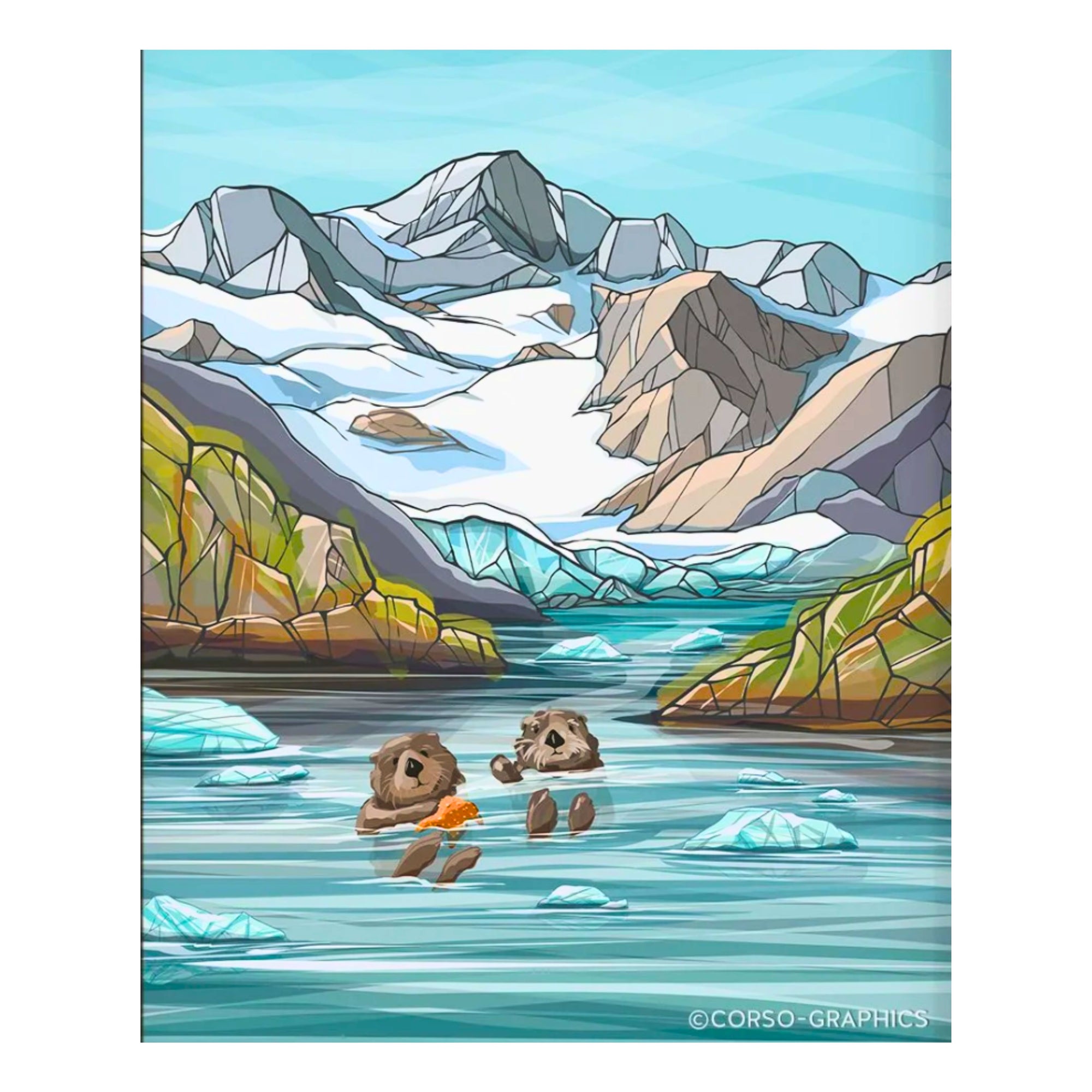 Swan Lake Print - Forests, Tides, and Treasures