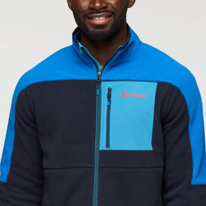 Abrazo Full Zip Fleece Jacket for Men - Atlantic and Carbon