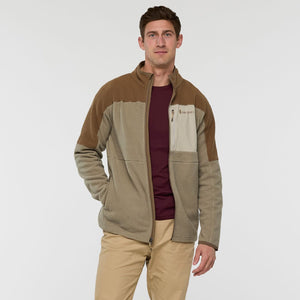 Abrazo Full Zip Fleece Jacket for Men - Dune and Stone