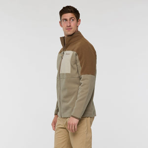 Abrazo Full Zip Fleece Jacket for Men - Dune and Stone