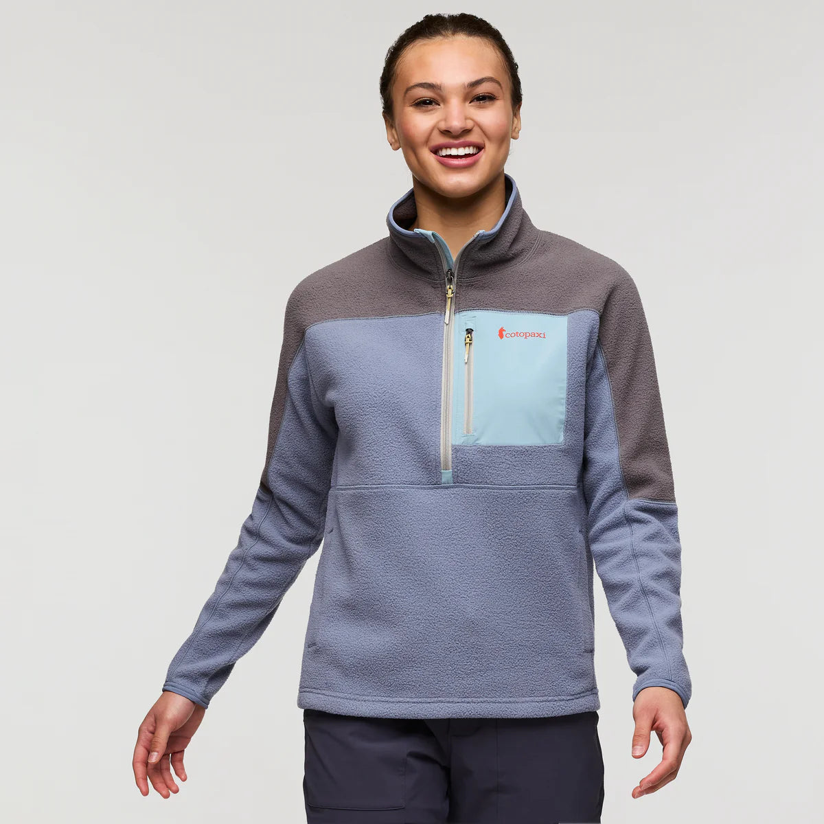 Abrazo Half Zip Fleece Jacket for Women - Cinder and Tempest