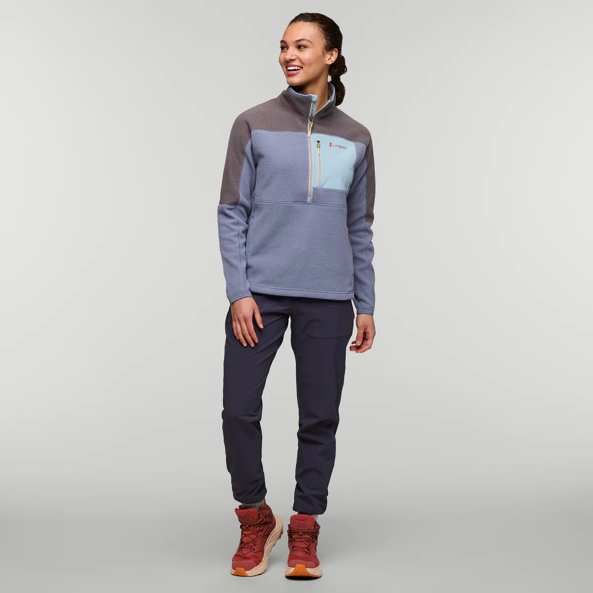Abrazo Half Zip Fleece Jacket for Women - Cinder and Tempest