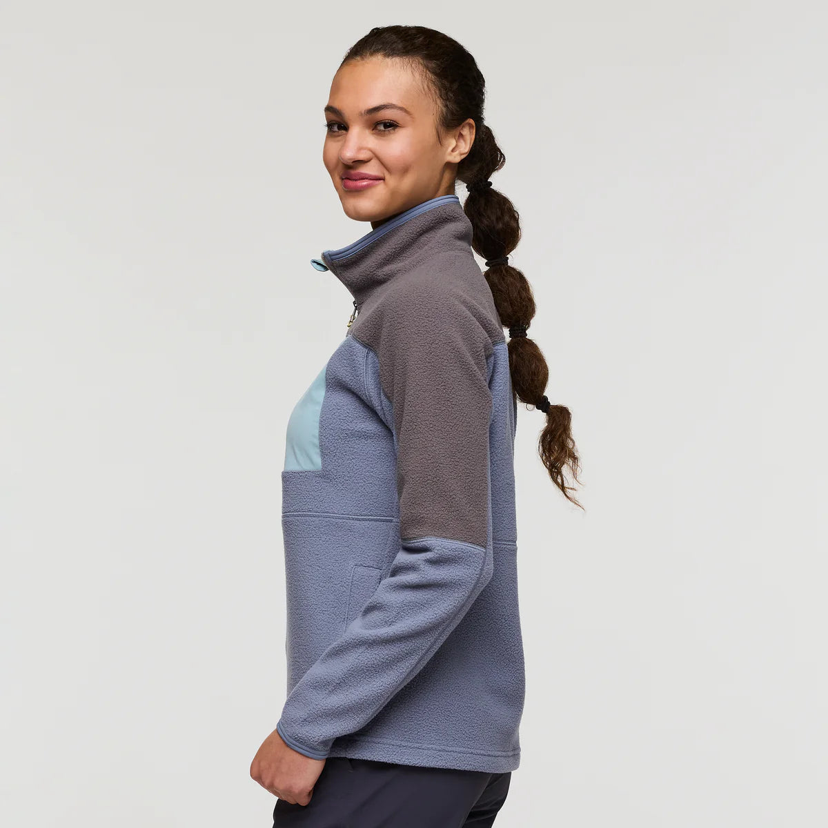 Abrazo Half Zip Fleece Jacket for Women - Cinder and Tempest